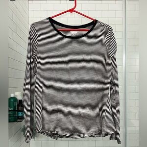 Striped long sleeve shirt